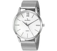 Peugeot 1052SSL - Orologio da polso da uomo, acciaio inox, colore: Argento