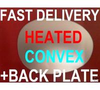 Peugeot 107 Specchietto Laterale Vetro Riscaldato+ piastra di supporto Convex Dx