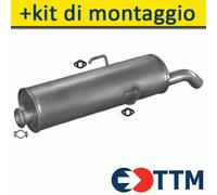 PEUGEOT 205 85-01 Silenziatore Marmitta Posteriore+
