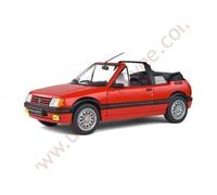 Peugeot 205 Cti 1.6 Rosso Vallelunga 1986 1/18 Macchina Miniatura Solido
