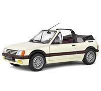 PEUGEOT 205 CTI - 1986 - white - SOLIDO 1:18