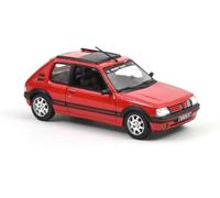 Peugeot 205 GTI 1.9 1991 Rosso Vallelunga con deco PTS Car Collection NOREV 1/43 Metallo
