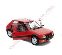 Peugeot 205 Gti 1.9 Rosso Vallelunga 1988 1/18 Macchina Miniatura Solido