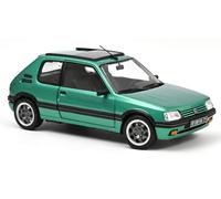 PEUGEOT 205 GTi Griffe with Windowroof - 1991 - green - NOREV 1:18