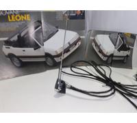 PEUGEOT 205 RALLY - ANTENNA CROMATA COMPLETA DI CAVO MONTAGGIO TETTO