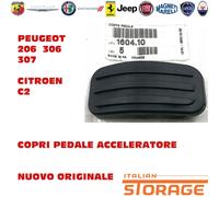 PEUGEOT 206 306 307 CITROEN C2 COPRI PEDALE ACCELERATORE NUOVO ORIGINALE 160410