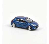 Peugeot 207 2007 Premium Pack Blu Aegean 1:87