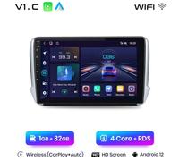 PEUGEOT 208 / 2008 dal 2011 al 2020 Autoradio Stereo Navigatore Android 12