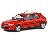 Peugeot 306 GTI S16 2002 Vallelunga rosso modello di auto S4311403 Solido 1:43