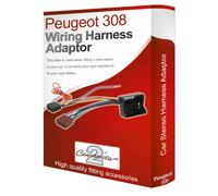 Peugeot 308 CD Radio Stereo Cablaggio Cavo Adattatore Iso Convertitore