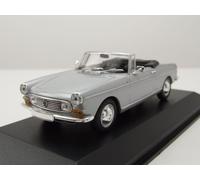 Peugeot 404 Cabrio 1962 Argento Modellino 1:43 Maxichamps