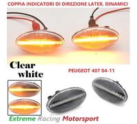 PEUGEOT 407 04-11 INDICATORI DI DIREZIONE LATERALI DINAMICI CRISTAL