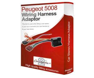 Peugeot 5008 CD Connettore ISO Adattatore Cablaggio Stereo Autoradio Connects2
