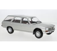 Peugeot 504 Break 1976 Silver 1:18 Model MODELCARGROUP