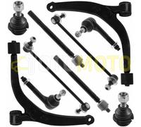 PEUGEOT 605 607 KIT BRACCI DI SOSPENSIONE ASTA BIELLETTA TESTINA STERZO 10 PZ