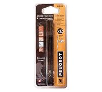 Peugeot 803228 gioco di 12 lame rotonde seghe da traforo per segare rapida lungo 127 mm Ø 0,88 mm N ° 3