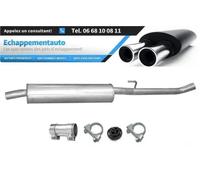 Peugeot 807 2.0 HDi 2002-06 Scarico Senza FAP, Silenziatore Centrale