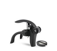 PEUGEOT Schwarz Soft Touch-Korkenzieher Baltaz in Plastica Cavatappi a Leva con Taglia Capsule, Nero