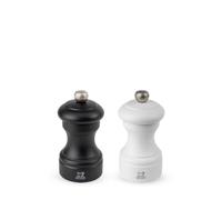 Peugeot Bistro 2/24291 Set macinapepe e macinasale, 10 cm, Opaco, Colore: Bianco e Nero