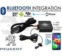 Connects2 Adattatore Bluetooth per Peugeot 407 2005 Musica Streaming Vivavoce Aux iPhone