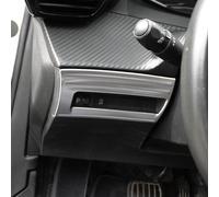 Peugeot E Guida a Sinistra Acciaio Inox Auto Faro Interruttore Pomello Argento