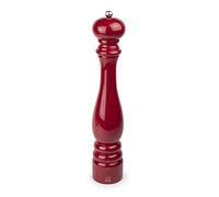 PEUGEOT - Macinapepe Paris u'Select - Macinapepe da 40 cm - 6 impostazioni predefinite - Realizzato in legno certificato PEFC - Made in France - Colore rosso passione lucido