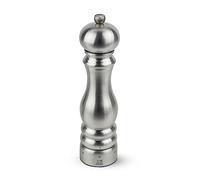 PEUGEOT - Macinasale Paris Chef u'Select 22 cm - 6 gradi di macinatura preimpostati - Innovativo meccanismo a zirconio per sale fine polvere - In acciaio inox - Know-how francese - Tonalità acciaio