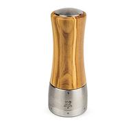 Peugeot Madras 36140 - Macinapepe manuale, altezza 16 cm, in legno d'ulivo