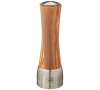 Peugeot - Madras u'Select Macinapepe manuale - Macinino regolabile - Acciaio inossidabile e legno di ulivo, naturale