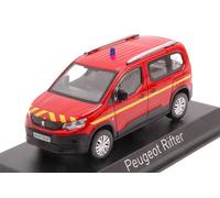 MODELLINO AUTO STATICO NOREV PEUGEOT RIFTER 2019 POMPIERI MODELLISMO SCALA 1:43