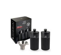 Peugeot Saveurs - Set regalo Line Black Mat 12 cm - Duo di macinapepe e sale manuali Night Chic e suo ento