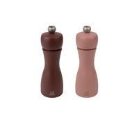 Peugeot Tahiti Duo Earth Brown Tones Salt and Pepper Mill Set 15cm - 6", Cacao & Hazel