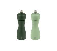 PEUGEOT Set macinapepe e macinasale TAHITI WASSER 2 pz. 15 cm faggio / verde chiaro e scuro verde