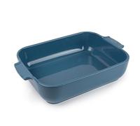 PEUGEOT - Teglia rettangolare in ceramica - 32 cm x 21,7 cm x 7,2 cm - Capacità: 2,7 L - 4-5 porzioni - Garanzia 10 anni - Made in France - Colore azzurro