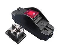 Peukerty 30A 220V JR-617 Interruttore Medio Impermeabile Interruttore Piatto Rotondo Contatto Doppio Taglio Interruttore A Prova di Polvere