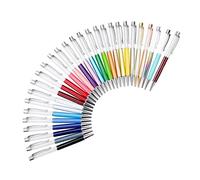 Peukerty Confezione da 28 penne colorate a tubo vuoto galleggianti fai da te, per creare le tue penne a sabbia preferite per molte occasioni