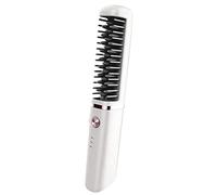 Peukerty Pettini caldi multifunzionali Pettine fili Raddrizzatore capelli USBRicaricabile Cordless di Curler capelli