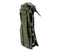 Peukerty Portabottiglie Portabottiglie Sacchetto in nylon Molle Portaborraccia Durevole Per Ciclismo Sport All'aperto - Verde