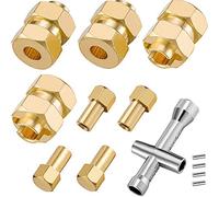 Peukerty Set di 4 mozzi esagonali in , 7 mm, per Axial SCX24 90081 1/24 RC Crawler Upgrades