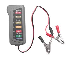 Peukerty Tester per batteria e alternatore per auto da 12 V - Stato batteria di prova e ricarica 'alternatore (indicazione LED)