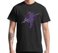 Peurple Dragon Fantasy Game Cool Art T-Shirt Black XXL