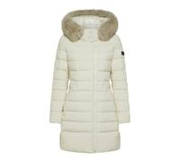 Peuterey, ,Coats ,Donna ,Beige ,XL Giacca lunga trapuntata con bordo in pelliccia