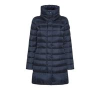 Peuterey, ,Coats ,Donna ,Blu ,M Giubbotto Lungo Blu con Cappuccio Alto