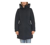 Peuterey, ,Coats ,Donna ,Blu ,S Giacca lunga in piumino con cappuccio fisso