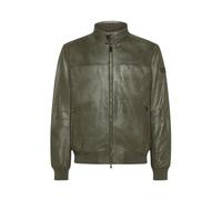 Peuterey - Giacca Corta Effetto Vintage in Pelle - - Jackets - Uomo - Verde - S