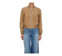 Peuterey, ,Jackets ,Donna ,Beige ,M Choisya Suede Bomber