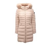 Peuterey - Seriola Piumino Imbottito con Pelliccia - - Coats - Donna - Beige - XL