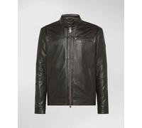 PEUTEREY UOMO SAGUARO FW GIUBBINO PELLE PEU5263 LEATHER biker Inverno MORO 600€
