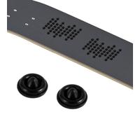 PEUTIER 100 Pezzi Cuscinetti Antiscivolo per Snowboard, Puntali Autoadesivi Pedana per Snowboard Cuscinetti per Presa Extra Accessori per Sci Invernali (Nero)