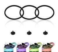 PEUTIER 3pz Guarnizioni di Ricambio per Contigo con 3pz Valvole in Silicone, Anello di Tenuta per Bottiglia d'Acqua Coperchio di Ricambio con Chiusura a Scatto per Contigo Aubrey 414ml e 591ml